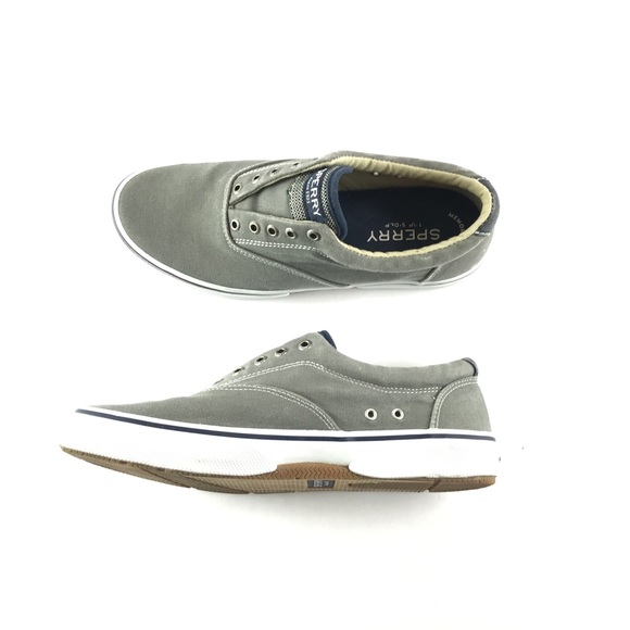 men's sperry halyard laceless casual shoes